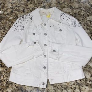 Studded denim jacket